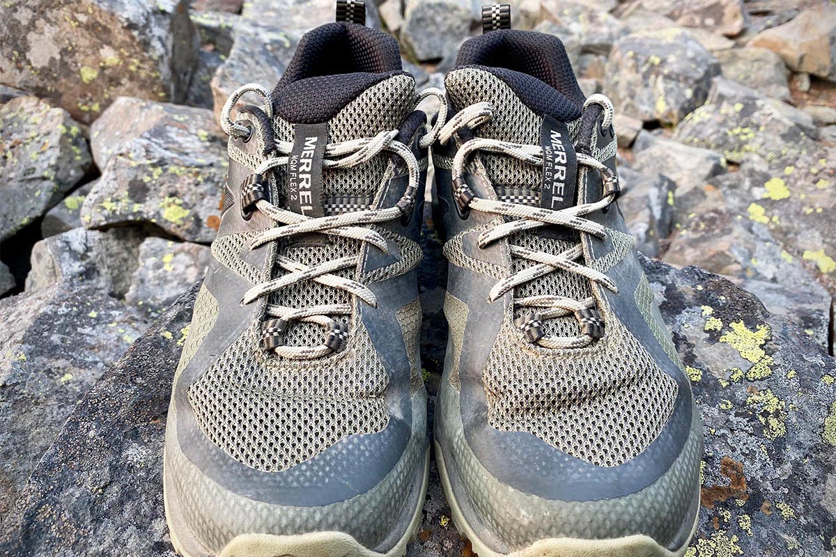 Merrell MQM Flex 2 hiking shoe (lacing system)